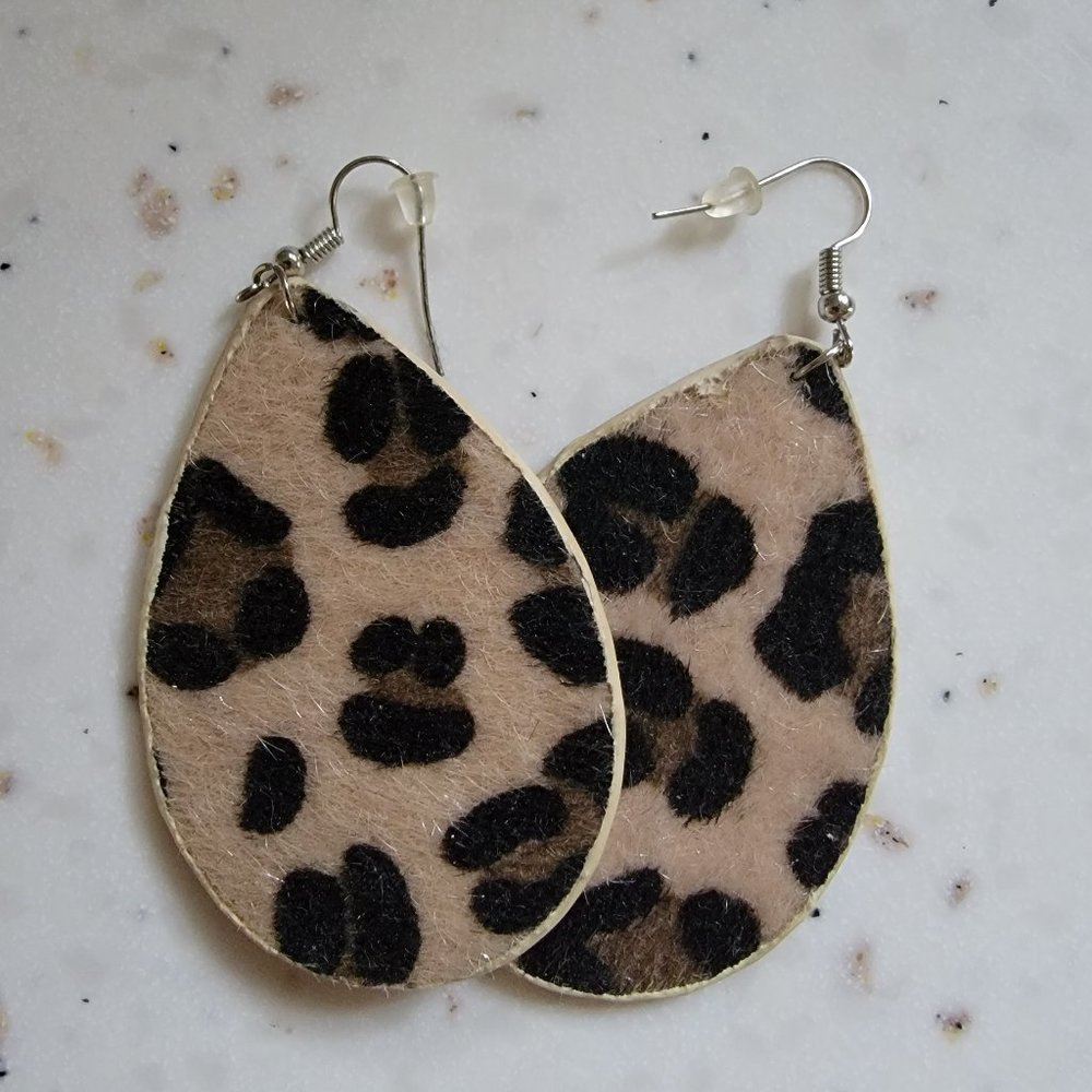 Cheetah Print Earrings